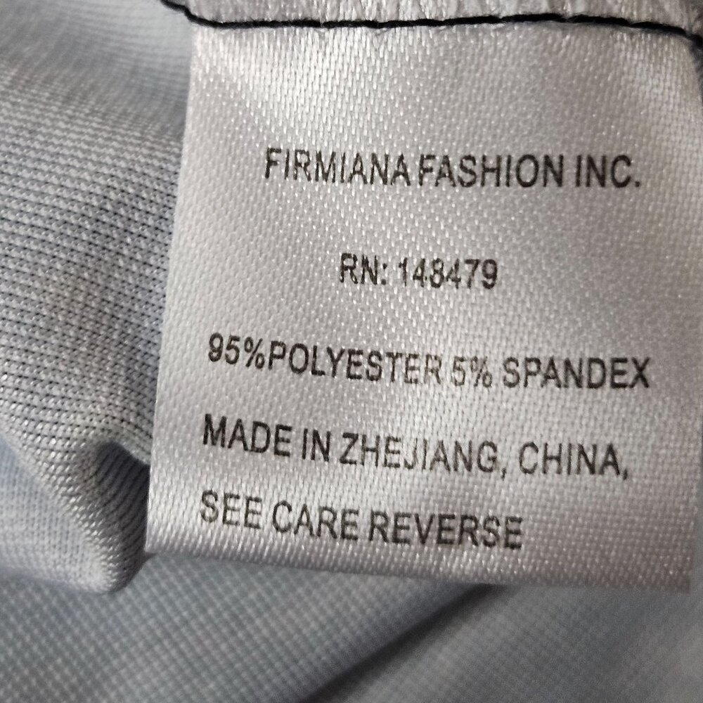 Lily By Firmiana Womens M Abstract Print Short Sleeve Tunic Top Polyester - Picture 9 of 10